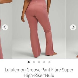 Lululemon groove pant flare pants